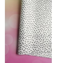 Siyah benekli Desenli Pelur Kağıdı 50x70 cm 10 adet-PK102 (Renksiz)