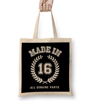 2016 Made In 16 All Genuine Parts Bez Çanta Uzun Saplı