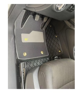 Volkswagen Caddy 2011-2020 Arası Aracına Özel 8d Çift Katmanlı Havuzlu Paspas Takımı (Altın)