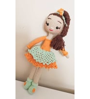 Kalanşo Çiçek Bebek Amigurumi Organik Oyuncak