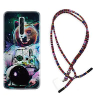 Oppo Reno 2Z 4 Lite 4 Pro 5 6 7 A31 Kılıf Boyun Asklı Rasta Silikon Astronot Panda 1755