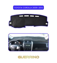 TOYOTA Corolla (2006-2012) TORPİDO KORUMA HALISI MAVİ KENAR