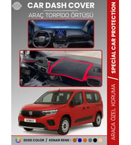 Fiat DOBLO (2023+) Torpido Örtüsü Ön Göğüs Torpido Koruma Çatlamayı Engeller Tam Uyum Hızlı Montaj