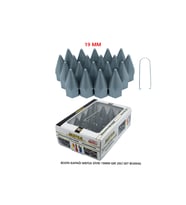Bijon Kapağı Sivri 19 Mm Gri 20 Li Set