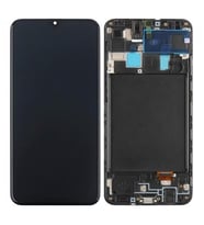 Samsung Uyumlu A205 A20 Lcd Ekran Çıtalı Full Oled