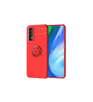 Realme 7 Uyumlu Kılıf Zore Ravel Silikon Kapak (Kırmızı)
