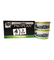 ProPlan Adult Somon Ton Kısır Kedi Konserve 85gr 4 Al 3 Öde