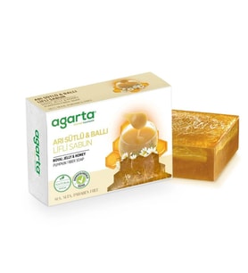 Agarta Doğal Arı Sütlü & Ballı Lifli Sabun 150 Gr 8699943341497