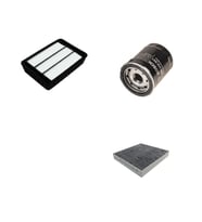 Bosch Filtre Bakım Seti Mitsubishi ASX 1.6 Benzin 2010-2011 Hava + Yağ f. + Polen Filtre Sardes