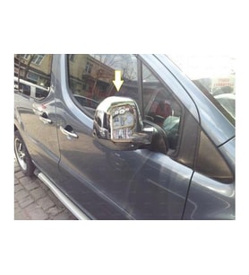 Citroen Berlingo Krom Ayna Kapağı 2prç 2008-2012 Arası P.Çelik