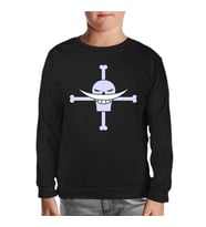 One Piece - Roger Siyah Çocuk Sweatshirt