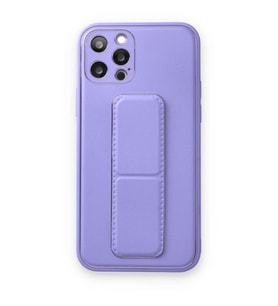 Apple İphone 12 Pro Kılıf Coco Deri Standlı Kapak - Koyu Lila
