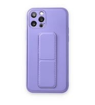 Apple İphone 12 Pro Kılıf Coco Deri Standlı Kapak - Koyu Lila