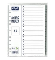 KRAF SEPARATÖR 1004  A-Z HARFLİ AYRAÇ INDEX