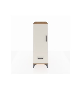 Kronos Dolap 2 Raflı Tek Çekmeceli Tek Kapaklı 44x59x134 Çam-Aytaşı
