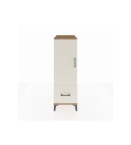 Kronos Dolap 2 Raflı Tek Çekmeceli Tek Kapaklı 44x59x134 Çam-Aytaşı