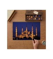 Sultan Ahmet Camii Tasarımı 240 parça Ahşap Puzzle Ahşap Kutuda MP02750
