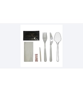 ŞeyliŞeyler Plastik Bıçak Kaşık Çatal 7'li Lüks Set 100 Paket