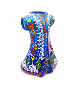 ÇİNİ KAFTAN, %100 EL İŞLEMESİ, ÖZEL ÜRETİM, DETAYLI İŞÇİLİK, 3 FARKLI RENK SEÇENEĞİ, 22-16 cm (Ebru Mavi)