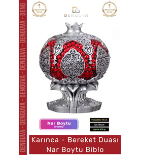 #Biblo Dekoratif Sarı Polyester Orta Boy Hediyelik Modern Ev Ofis Aksesuarı Şık Bereket Nar Boytu Bi