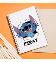 Stick Tasarımlı Kişiye Özel Defter