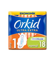 Orkid Ultra Extra Hijyenik Ped Normal Ekonomik Paket 18 Adet