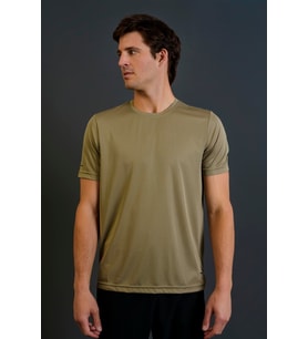 Maraton Regular Erkek Bisiklet Yaka Açık Haki- T-shirt