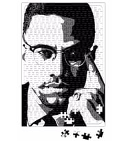 Malcom X İllustrasyon Puzzle 240 Parça Yapboz