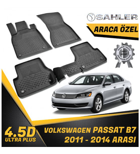 Volkswagen Passat B7 Havuzlu Paspas 4,5D Sahler 2011-2014 Arası
