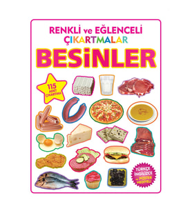 Renkli ve Eğlenceli Çıkartmalar Besinler
