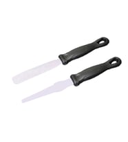Pasta Sıvama Spatulası Oval  Ve Sivri Uçlu 2 Li Set