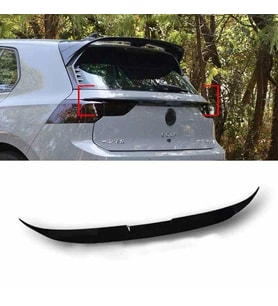Vw Golf 8 Middle boyalı spoiler (Pianoblack) 2020 sonrası