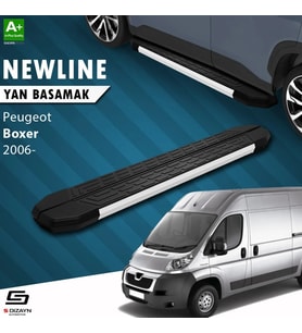 S-Dizayn Peugeot Boxer 3 Kısa Şase NewLine Aluminyum Yan Basamak 203 Cm 2006 Üzeri A+ Kalite