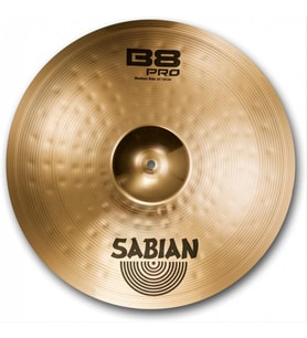 Sabian 32012B B8 Pro Medium Ride 20 İnç Davul Zili (Orta Seviye)  Parlak Bitiş, Net Çubuk Sesi ve Profesyonel Görünüm Sunan Kristal Tonlar
