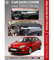 RENAULT LAGUNA 3 (2008-2015) Torpido Örtüsü Ön Göğüs Koruma Torpido Koruma Araca Özel Tam Uyum