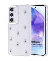 Microsonic Samsung Galaxy A35 Kılıf PrettyCharm Tulip (Yeşil)
