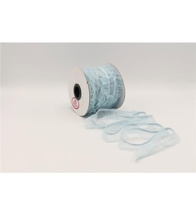 Fırfırlı Lastikler 18 mm Genişlik - 25 mt Bebe Mavi