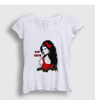 Presmono Kadın Beyaz Goodbye Amy Winehouse T-Shirt 152012tt
