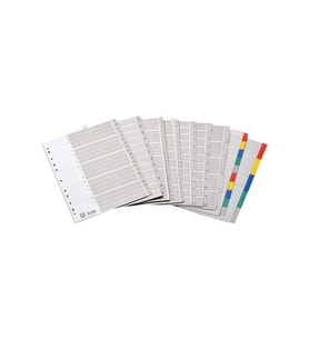 Bafix Seperatör 1-12 Rakamlı Plastik A4 Seperatör (25 Adet)