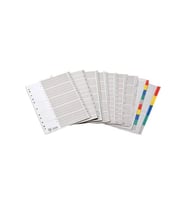 Bafix Seperatör 1-12 Rakamlı Plastik A4 Seperatör (25 Adet)