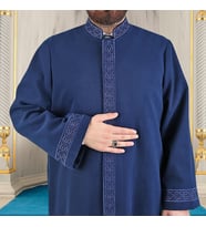 Kışlık Kaşe İmam Cübbesi Makam Lacivert