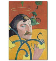 Cakatablo Paul Gauguin Portre Yağlıboya Çizim MDF Tablo