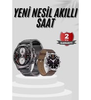 Akıllı Saat Çelik Kordon Çağrı Cevaplama Amoled Ekran Titreşimli Uyku Takibi