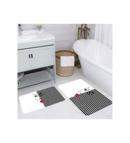 Eliana Home Baskılı 2'li Banyo Paspas Takımı RVG5223
