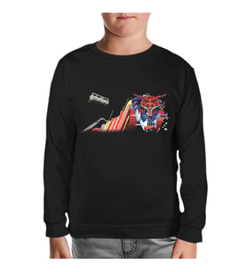 Judas Priest - Defenders of the Faith Siyah Çocuk Sweatshirt
