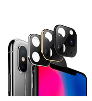 Apple iPhone X Uyumlu CP-03 Zore iPhone 11 Pro Max Kamera Lens Dönüştürücü (Gri)