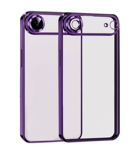 Newface Apple iPhone 17 Air Razer Lensli Silikon - Açık Mor