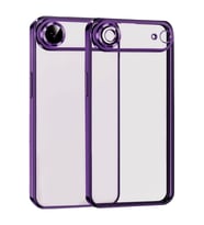 Newface Apple iPhone 17 Air Razer Lensli Silikon - Açık Mor