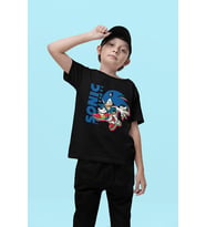 Sonic The Hedgehog Baskılı Unisex Oyun Çocuk Tişört (1-12 YAŞ)