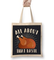 Christmas Turkey All About That Baste Bez Çanta Uzun Saplı